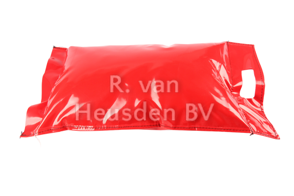 HvH pvc zandzak polyester rood met handvat